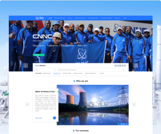 核能集團(tuán)英文門戶網(wǎng)站改版設(shè)計